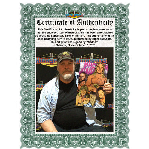 Barry Windham Nuclear Heat 11 x 17 Poster - AUTOGRAPHED