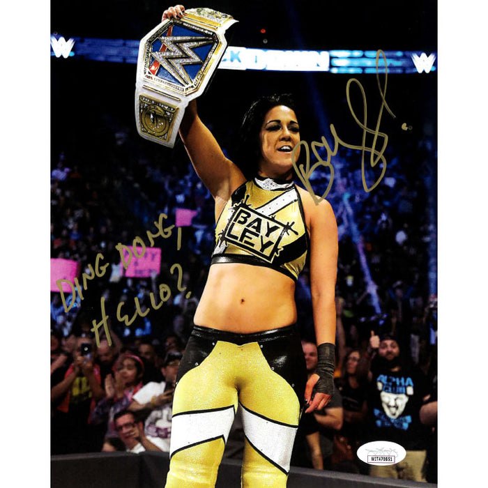 Bayley Ding Dong Hello 8 x 10 Promo - JSA AUTOGRAPHED