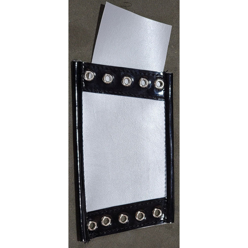 Black and Silver Lace-Up Gauntlets