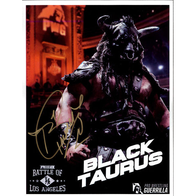 Black Taurus PWG BOLA 2019 Promo - AUTOGRAPHED