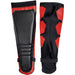 Black with Red Tri-Wing on Black Kickpads