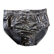 Black Crocodile Pleather Trunks