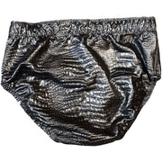 Black Crocodile Pleather Trunks