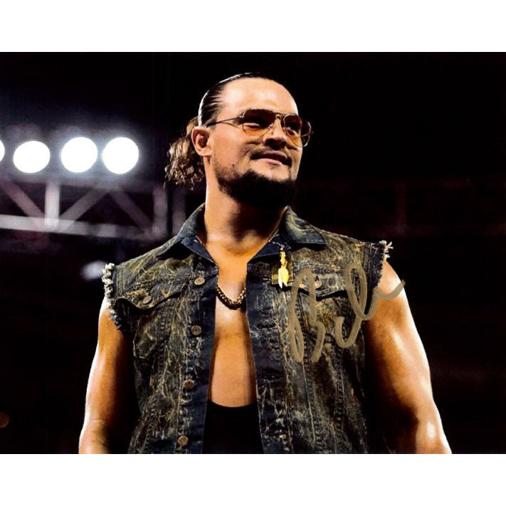 Bo Dallas Cut Off Jean Jacket 8 x 10 Promo - AUTOGRAPHED