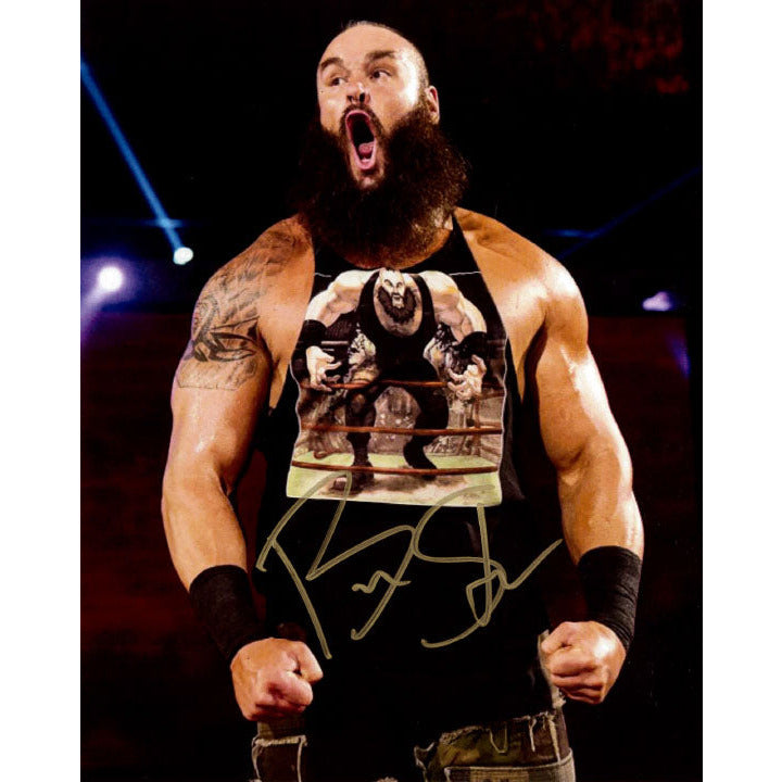 Braun Strowman Promo - AUTOGRAPHED