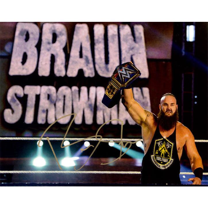 Braun Strowman Promo - AUTOGRAPHED