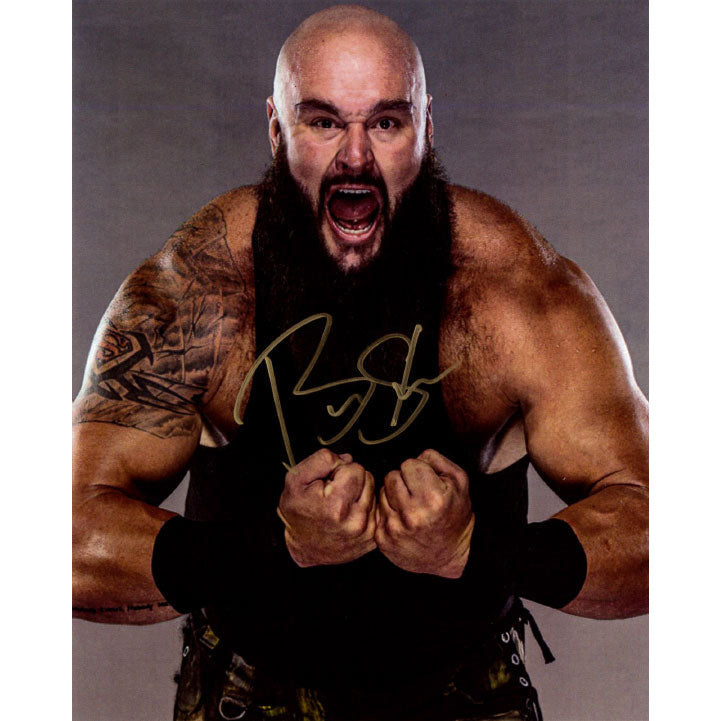 Braun Strowman Promo - AUTOGRAPHED