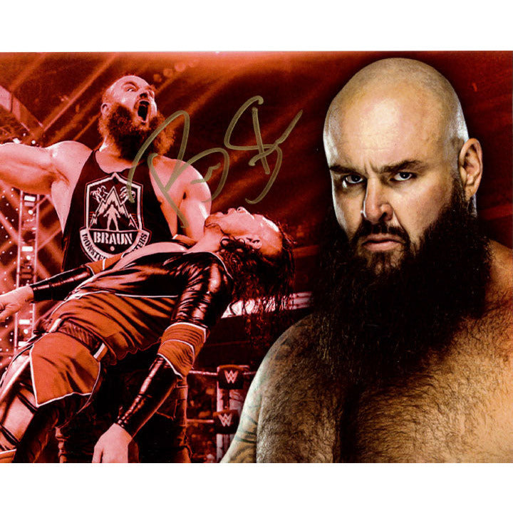 Braun Strowman Promo - AUTOGRAPHED