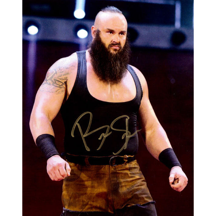 Braun Strowman Promo - AUTOGRAPHED