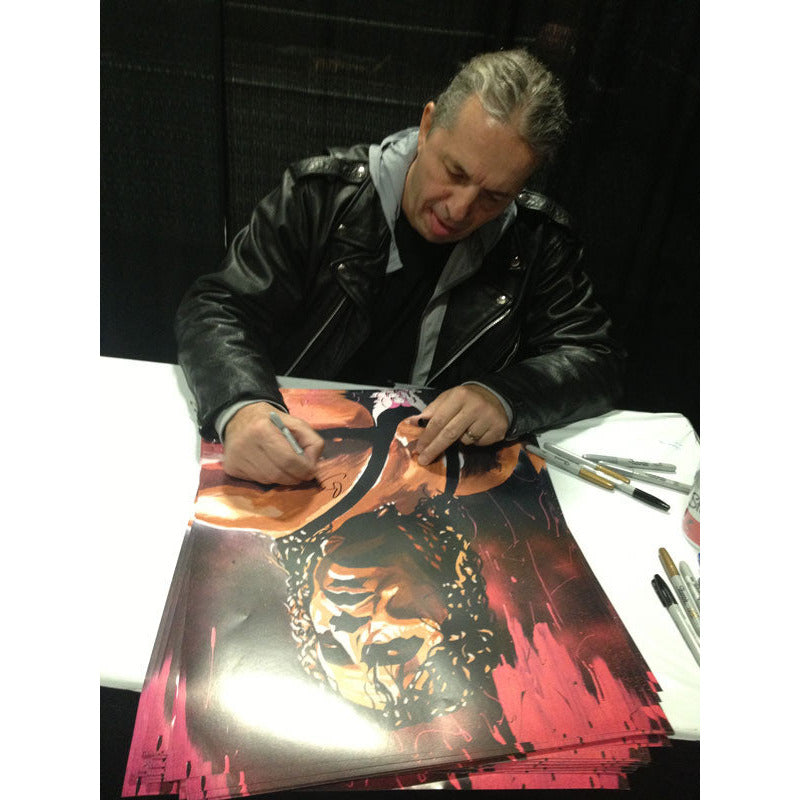 Bret Hart 18x24 Print - AUTOGRAPHED
