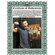 Brian Cage 11x17 Print - AUTOGRAPHED