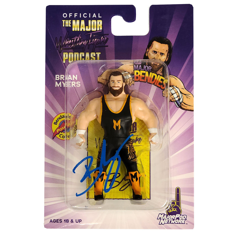 Brian Myers Major Bendies Figure - AUTOGRAPHED
