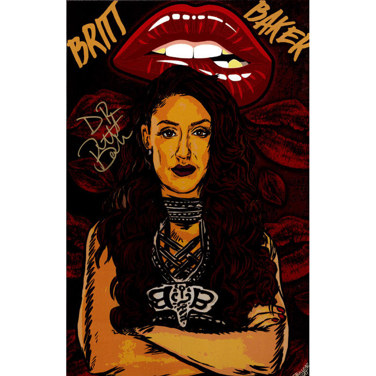 Britt Baker Nuclear Heat 11 x 17 Poster - AUTOGRAPHED