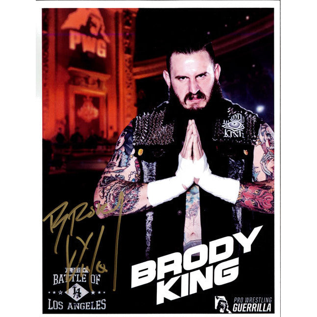 Brody King PWG BOLA 2019 Promo - AUTOGRAPHED