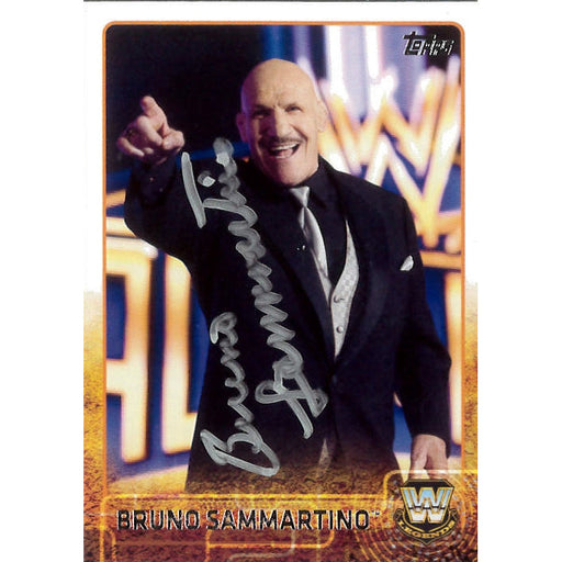 Autographed Bruno Sammartino Trading Card