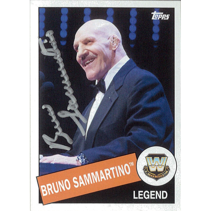 Autographed Bruno Sammartino Trading Card