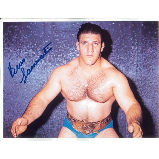 Bruno Sammartino 8.5 x 11 Promo - Autographed