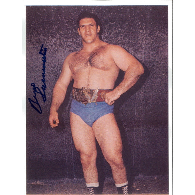 Bruno Sammartino Photo 8.5 x 11 - Autographed