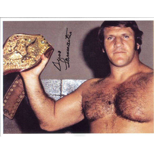 Bruno Sammartino Photo 8.5 x 11 - Autographed