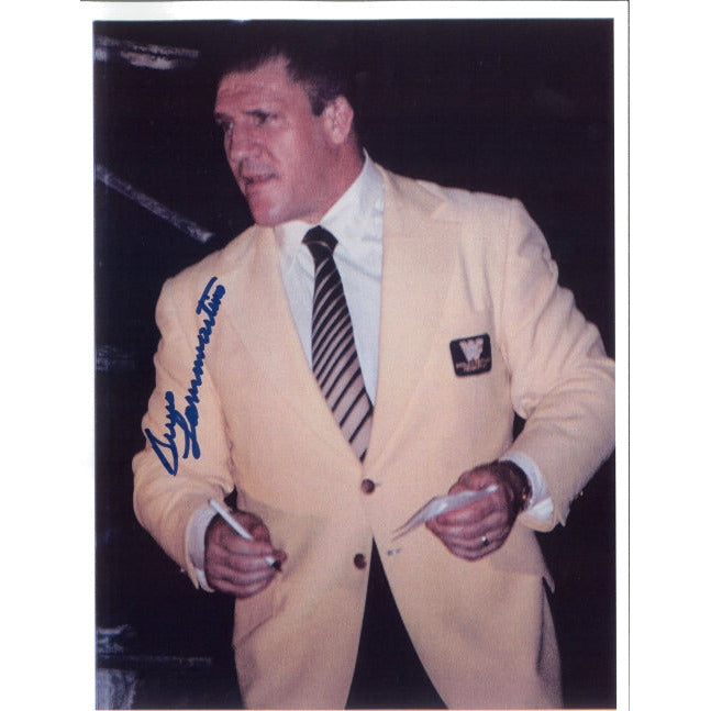 Bruno Sammartino 8.5 x 11 Promo - Autographed