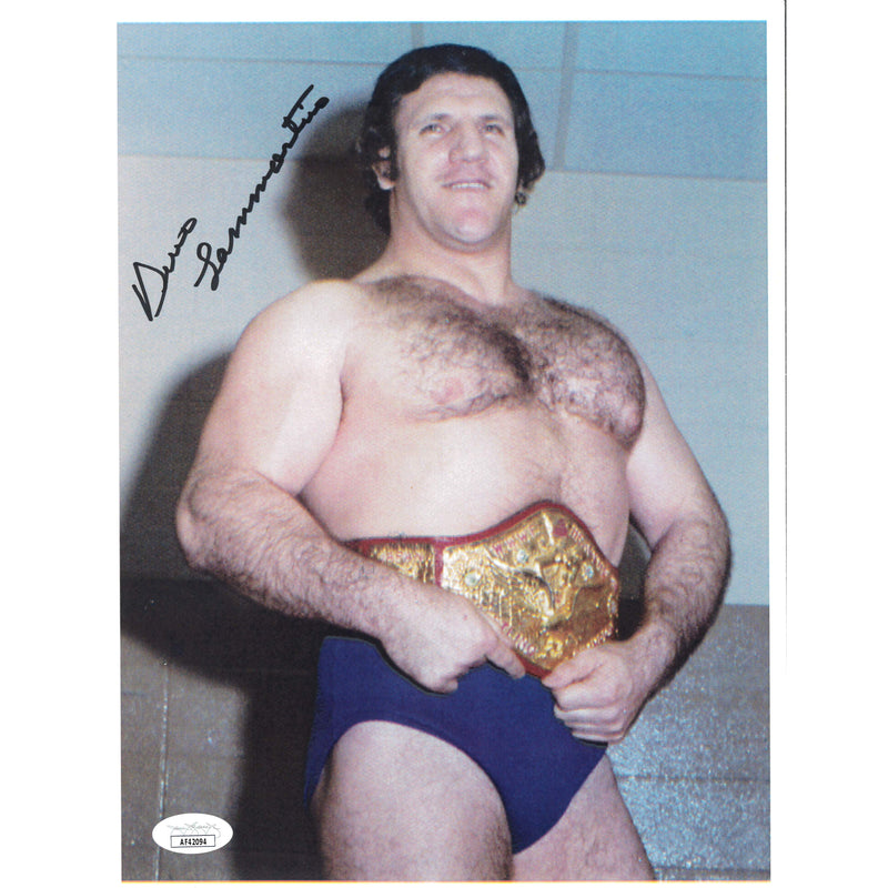 Bruno Sammartino 8.5 x 11 Promo - Autographed