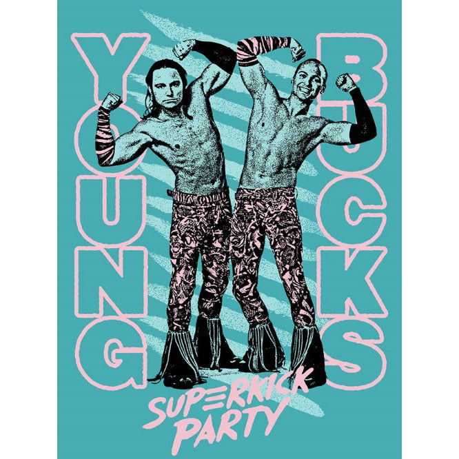 Autographed Young Bucks 18x24 Print - JSA