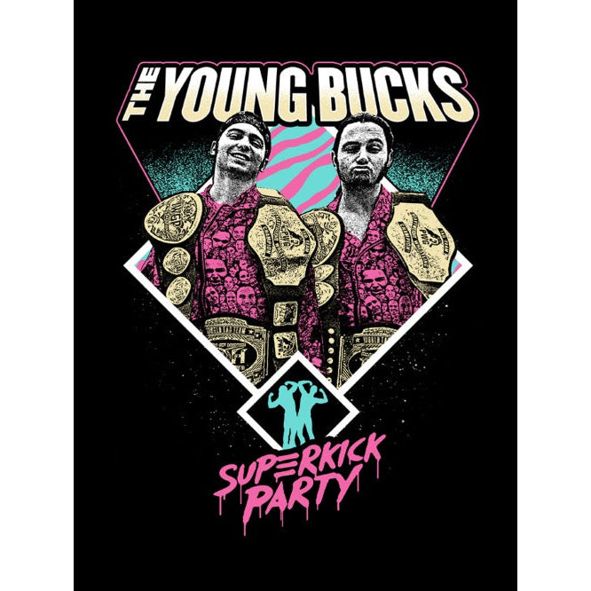 Autographed Young Bucks 18x24 Print