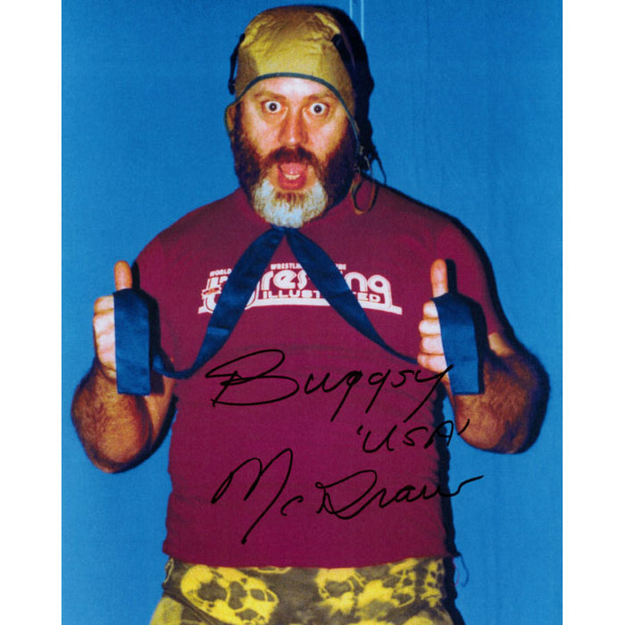 Buggsy McGraw PWI Shirt 8 x 10 Promo - AUTOGRAPHED