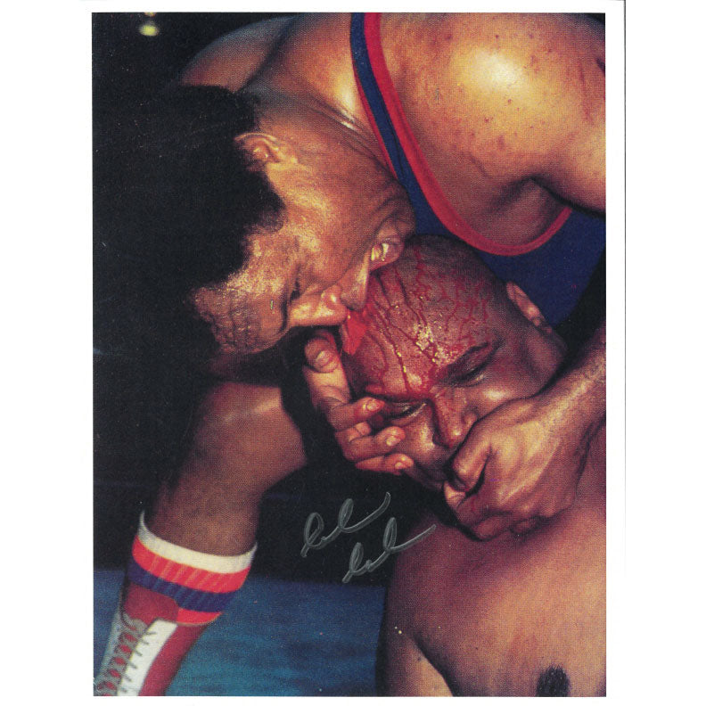 Carlos Colon WR6 2 8.5 x 11 Promo - AUTOGRAPHED