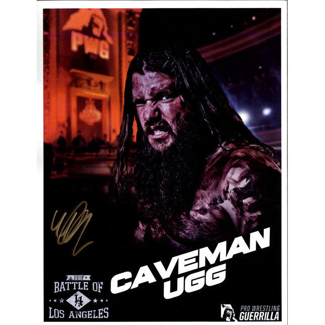 Caveman Ugg PWG BOLA 2019 Promo - AUTOGRAPHED