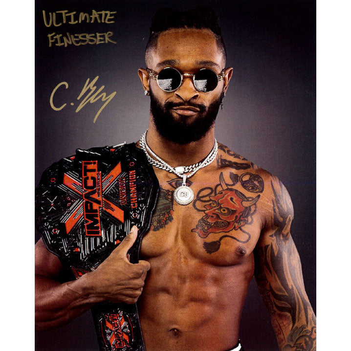Chris Bey Promo - AUTOGRAPHED