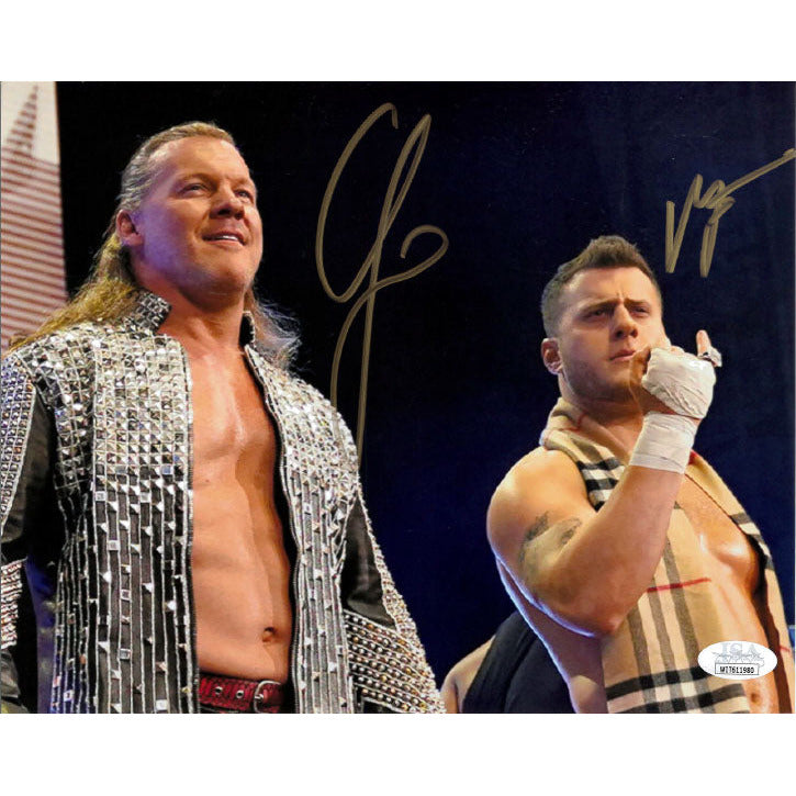 Chris Jericho & MJF Promo - DUAL AUTOGRAPHED