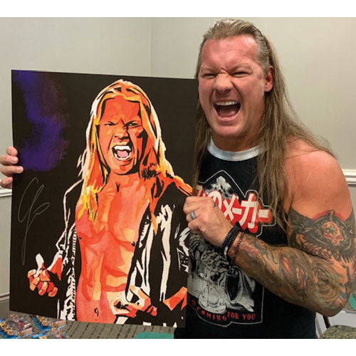 Chris Jericho 18x24 Print - AUTOGRAPHED