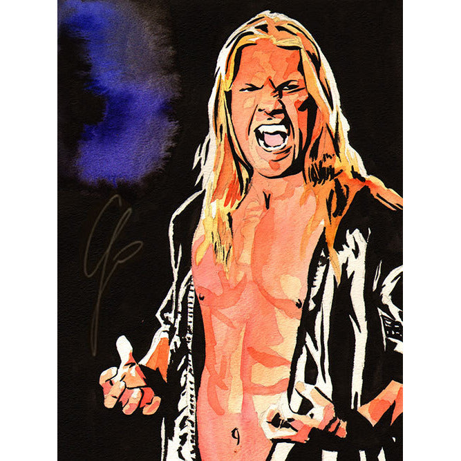 Chris Jericho 18x24 Print - AUTOGRAPHED