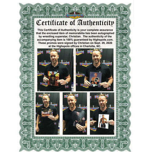 Christian Promo - AUTOGRAPHED