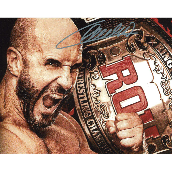 Claudio Castagnoli ROH Title BG 8 x 10 Promo - AUTOGRAPHED