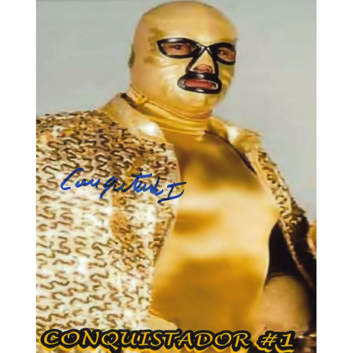 Conquistador #1 All Gold 8 x 10 Promo - AUTOGRAPHED