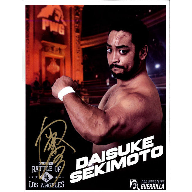 Daisuke Sekimoto PWG BOLA 2019 Promo - AUTOGRAPHED
