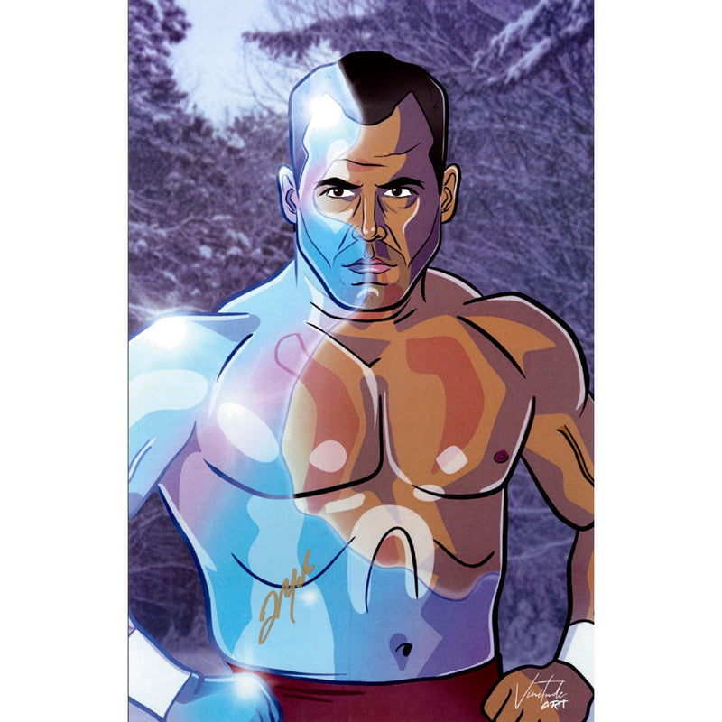 Dean Malenko 11x17 Art Piece - AUTOGRAPHED