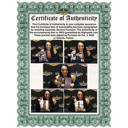 Deonna Purrazzo Promo - AUTOGRAPHED
