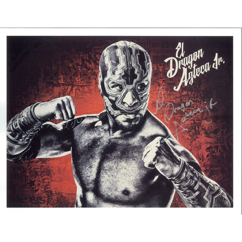 Dragon Azteca Jr Autographed Photo