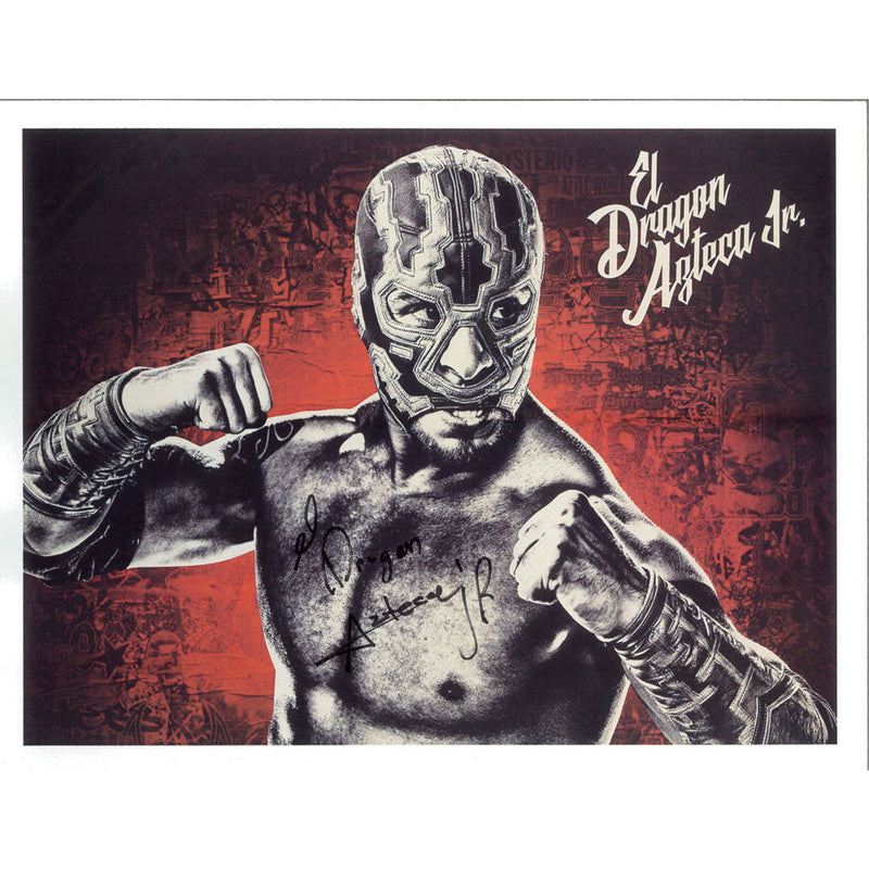 Dragon Azteca Jr Autographed Photo