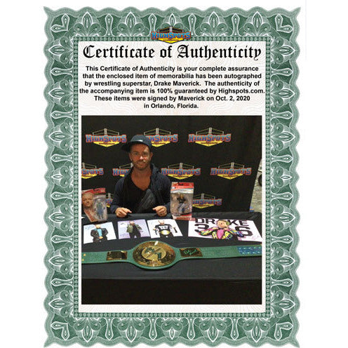 Drake Maverick Promo - AUTOGRAPHED