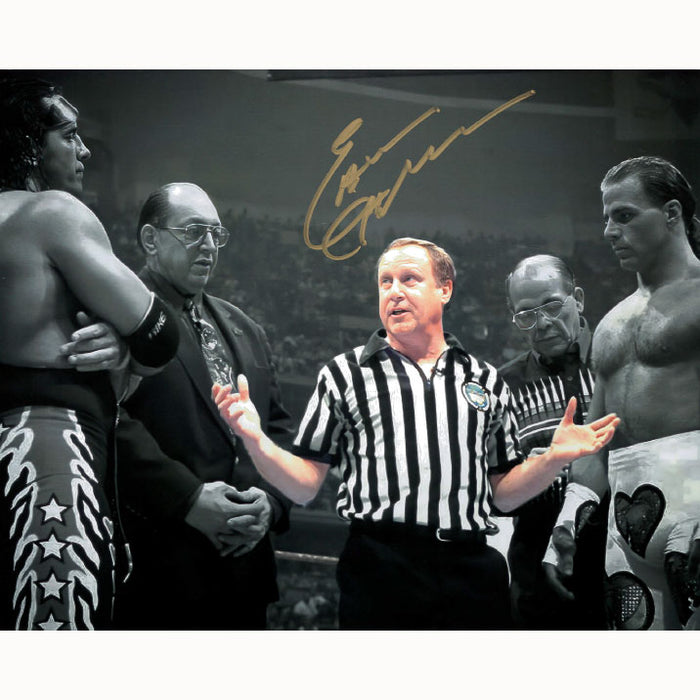Earl Hebner Highlight 8 x 10 Promo - AUTOGRAPHED