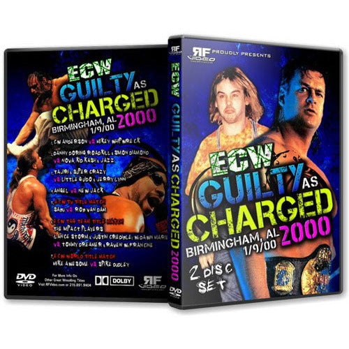ECW Guilty As Charged 2000 DVD-R