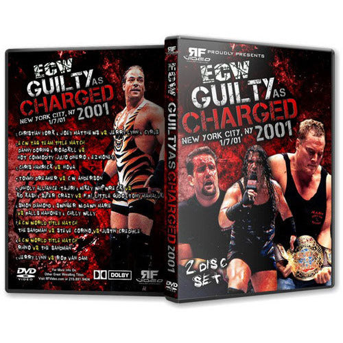 ECW Guilty As Charged 2001 DVD-R