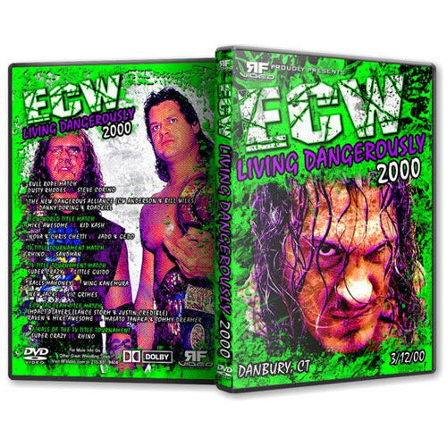 ECW Living Dangerously 2000 DVD-R