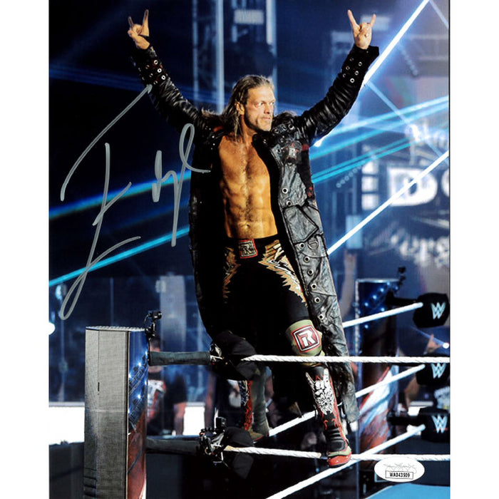 Edge 2nd Rope 8 x 10 Promo - JSA AUTOGRAPHED