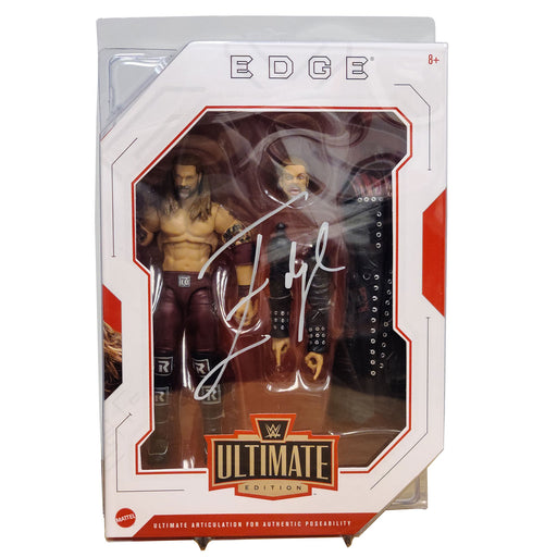 Edge Mattel WWE Ultimate Figure with Protector Case - AUTOGRAPHED