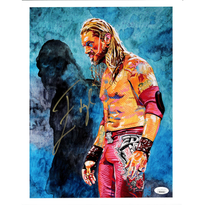 Edge Looking Down Schamberger 11 x 14 Poster - JSA AUTOGRAPHED